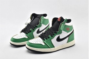 Air Jordan 1 Retro High OG Lucky Green DB4612 300 Womens And Mens Shoes  